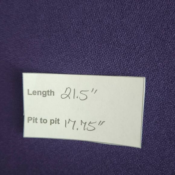 Under Armour Purple Activewear Top Size Medium UA Purple Fitted Athletic Tee - Picture 9 of 9